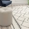 Flash Furniture Geometric Style Bohemian Shag Area Rug - 8' x 10' - Ivory RC-MS-202012-01-810-GG - alternate 4